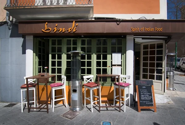 Frente al restaurante Bindi — Foto de Stock