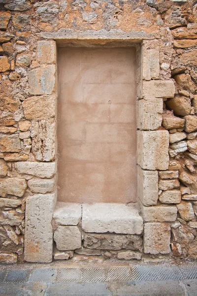 Traditional Mallorca stone wall background texture — Stock Photo, Image