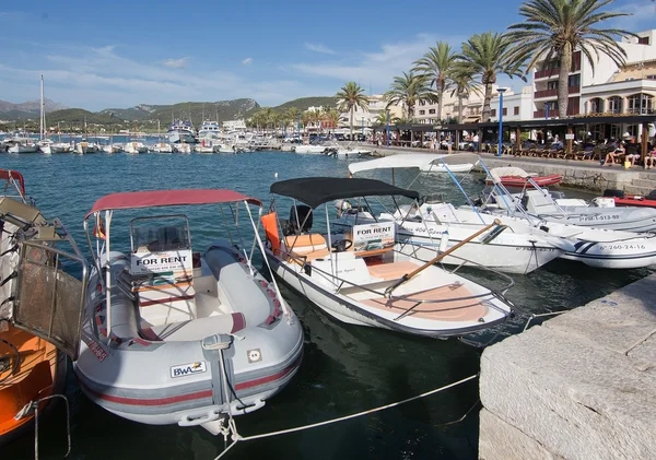 Boat for rent Port Andratx Mallorca — Stock Photo, Image