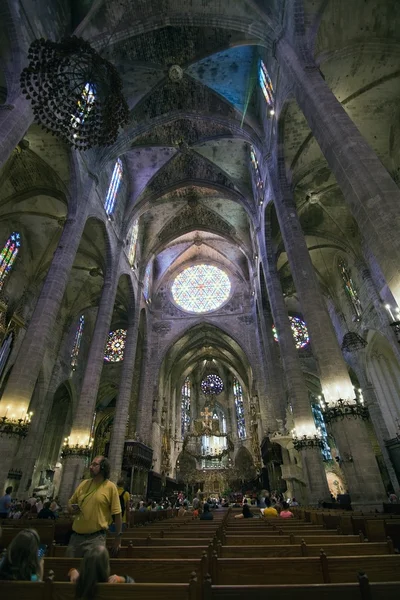 Detalles interiores de la catedral de La Seu — Foto de Stock