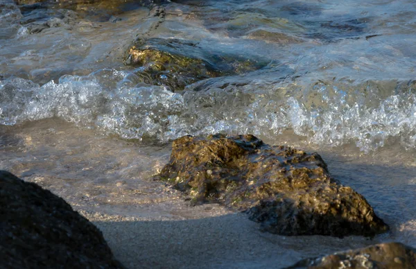 Playa rocas primer plano — Foto de Stock