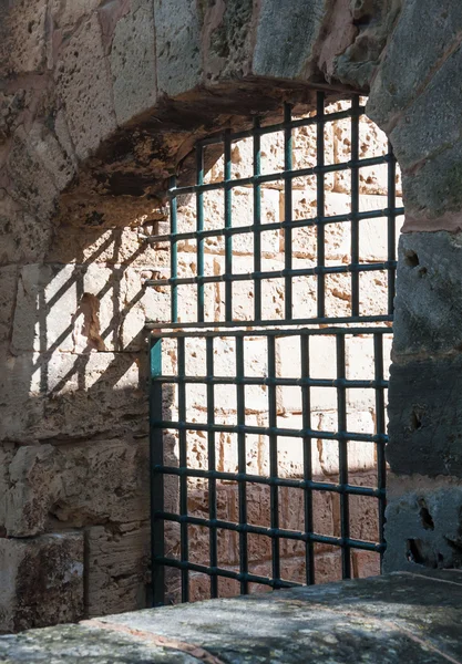 Old iron grid opening — Stock Photo, Image