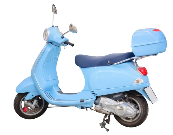 Blue scooter — Stock Photo, Image