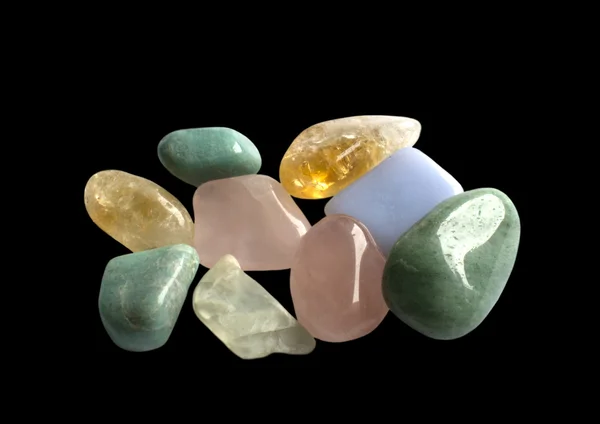 Pedras preciosas semipreciosas — Fotografia de Stock