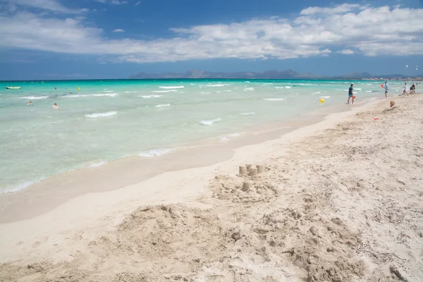 Vast sandy beach — Stock Photo, Image