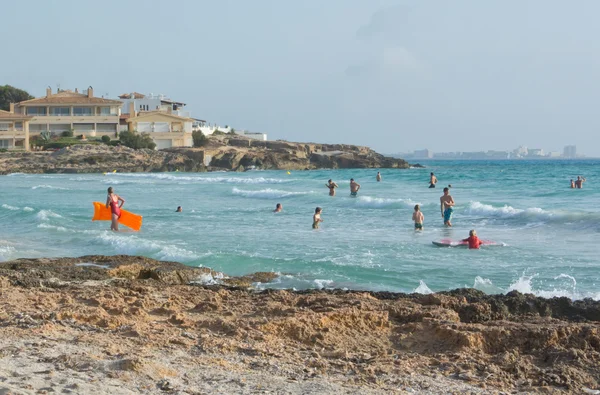 Beach life in October — Stock Photo, Image