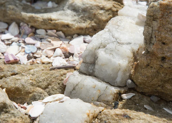 Calcite veine dans la roche — Photo