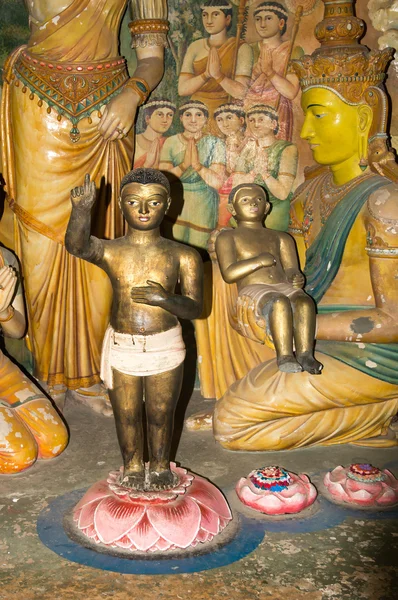 Baby-Buddha aus Bronze — Stockfoto