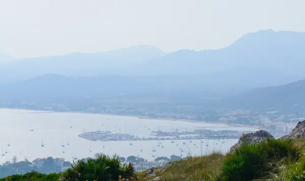 Vista de Port de Pollensa — Fotografia de Stock