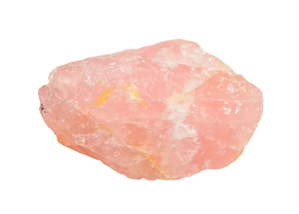 Rose quartz geïsoleerd — Stockfoto