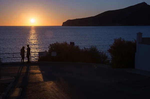 Sant Elm Sunset casal — Fotografia de Stock