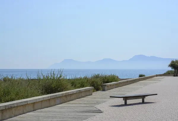 Son Baulo bench Majorca — Stock Photo, Image