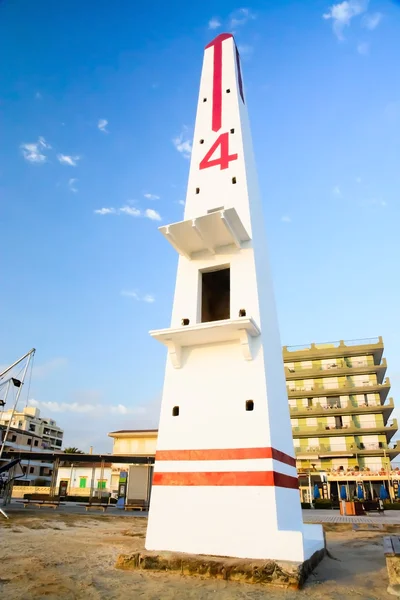 Obelisken tower Can Picafort — Stockfoto