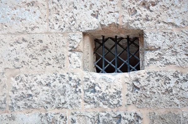 Középkori fal ablak — Stock Fotó