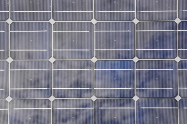 Primer plano del panel solar —  Fotos de Stock