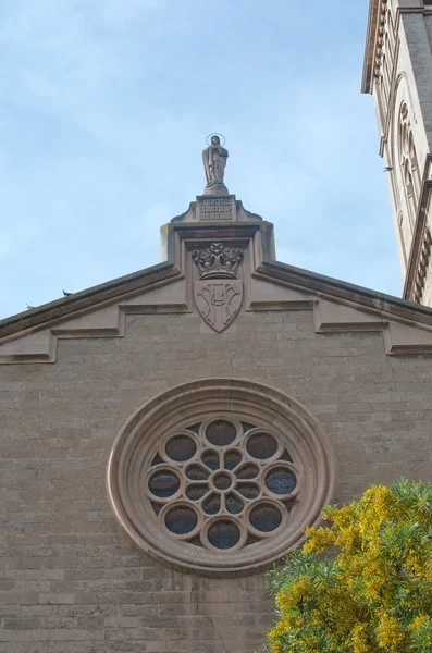 Estátua da Virgem Maria na igreja de Santa Catalina — Fotografia de Stock