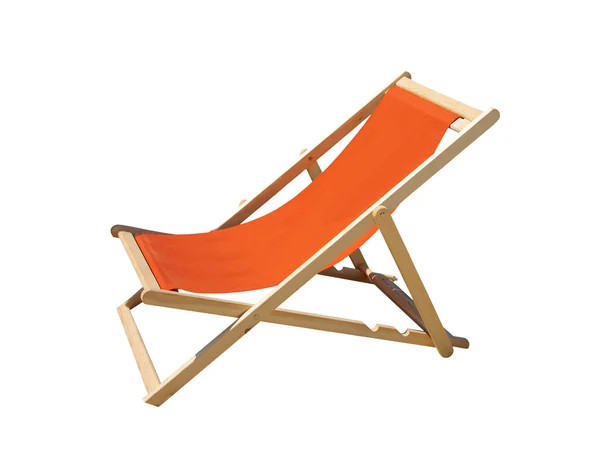 Orange lounge chair — Stock Photo, Image