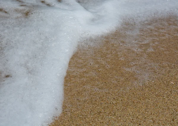 Witte seafoam closeup — Stockfoto