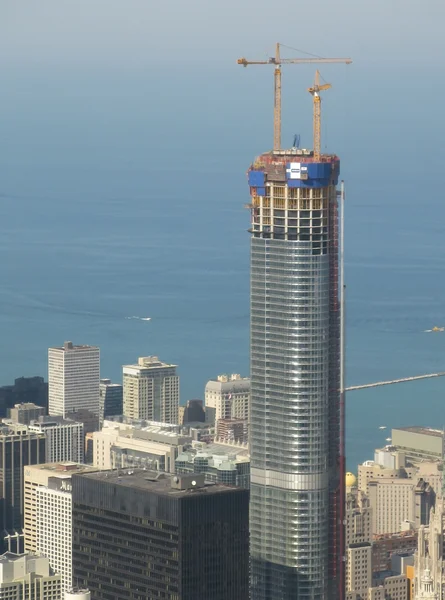 Byggandet av Trump International Hotel & Tower — Stockfoto