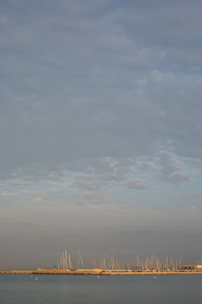 Can Pastilla marina at dawn — Stock Photo, Image