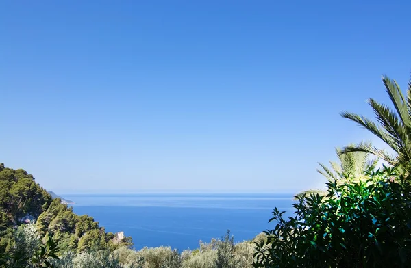 Mallorca kust horizon weergave — Stockfoto