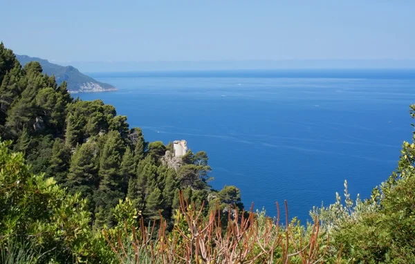 Výhled na Středozemní moře na západě Mallorky — Stock fotografie