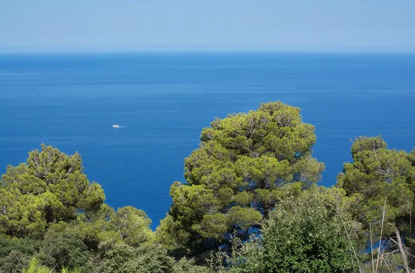 Mallorca pobřeží horizon view — Stock fotografie