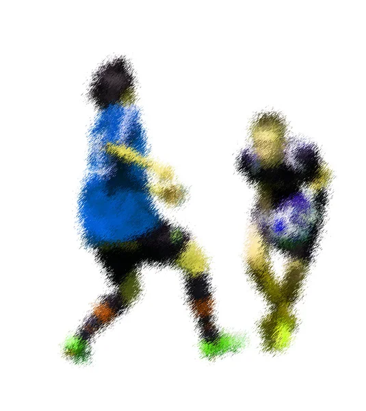 Soccer players — Stock Photo, Image