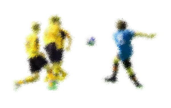 Παίκτες ποδοσφαίρου — Φωτογραφία Αρχείου