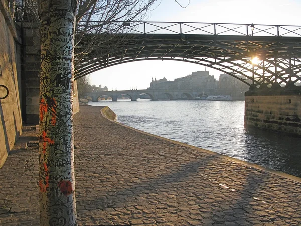 Pariser Brücken im Morgenlicht — Stockfoto