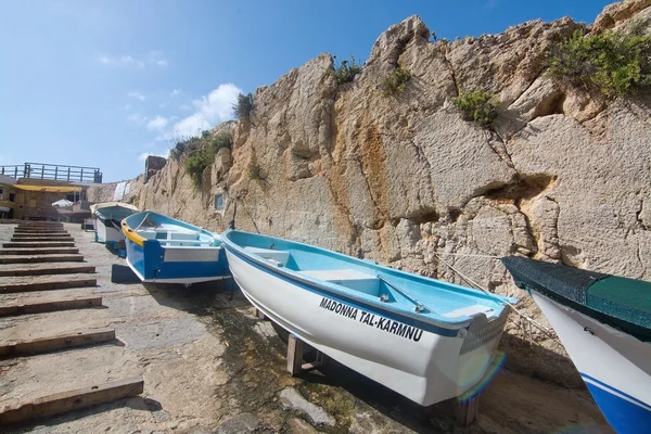 Boats in the street — Stock Photo, Image