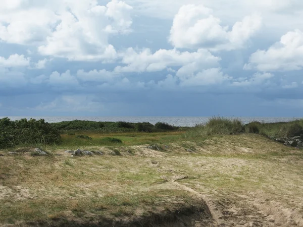 Naturliga sandstranden moor — Stockfoto