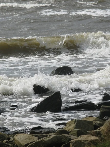 Rotsachtige kustlandschap — Stockfoto