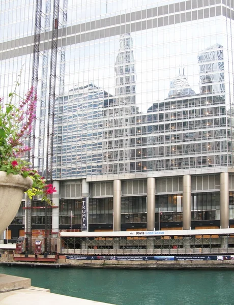 Trump Tower fachada canteiro de obras — Fotografia de Stock