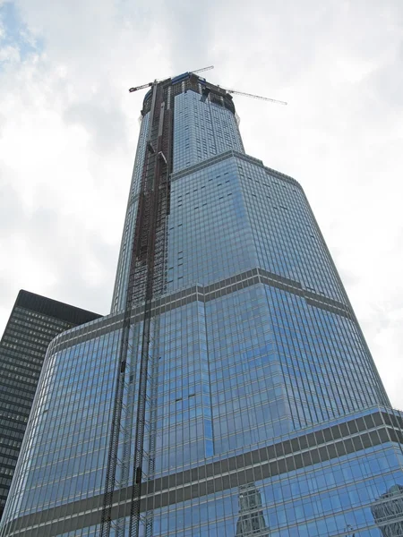 Trump Tower Chicago under construction — Stock Photo, Image
