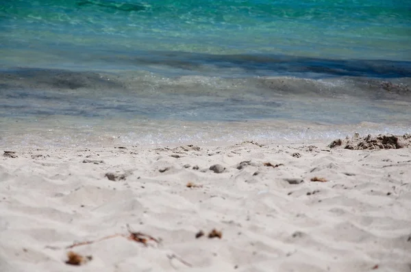 Sand und Wasser am Trenc Beach — Stockfoto