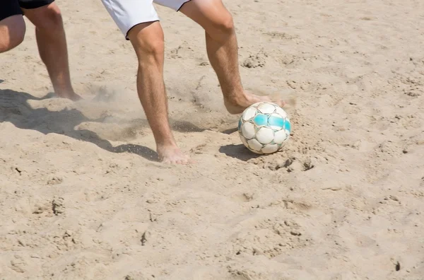 Beach soccer háttér homok — Stock Fotó
