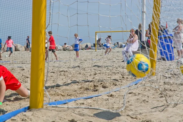 Beach soccer versenyek — Stock Fotó