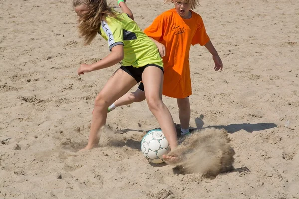 Beach soccer versenyek — Stock Fotó