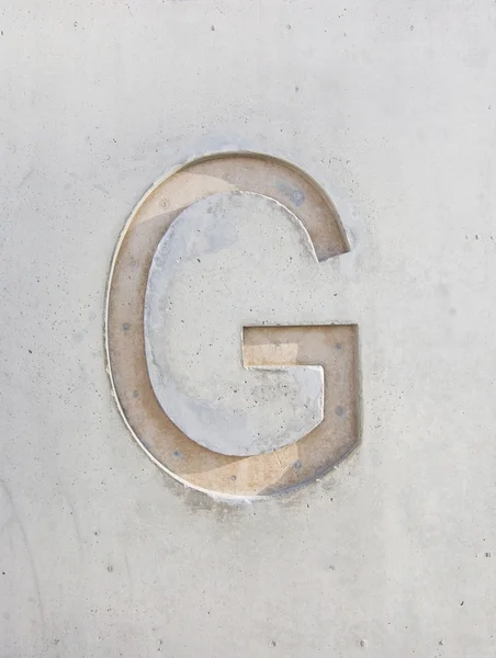 The letter 'G' — Stock Photo, Image