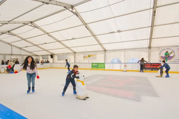 Pista de patinaje sobre hielo — Foto de Stock