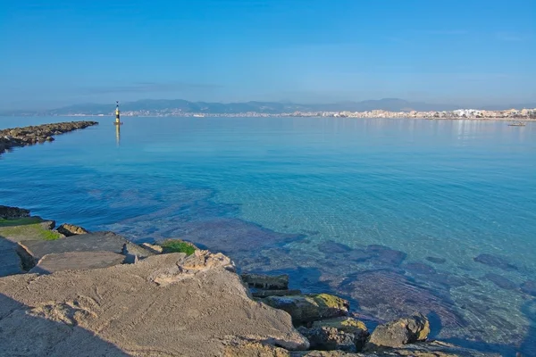 Matin plage tranquille — Photo