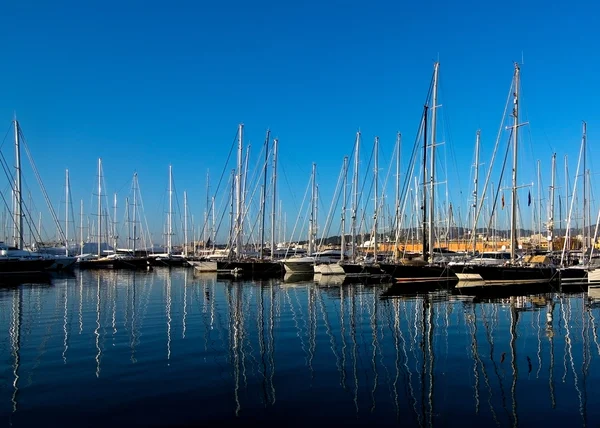 Marina com barcos — Fotografia de Stock