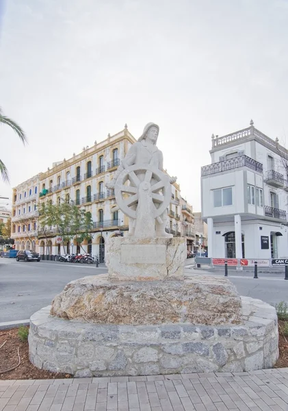 Memorial gemici heykel Ibiza — Stok fotoğraf