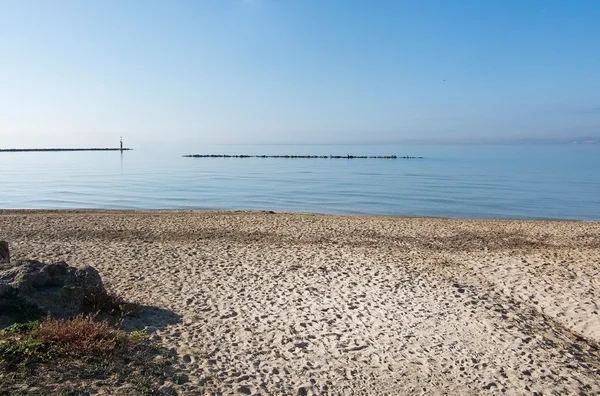 String of rocks with birds — Stock Photo, Image