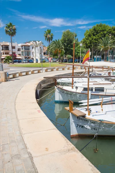 Moored boats Portopetro — Stock Photo, Image