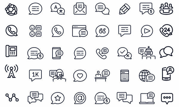 Testimonials Icons vector design 