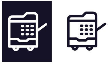 İş Ofisi simgesi vektör tasarımı 