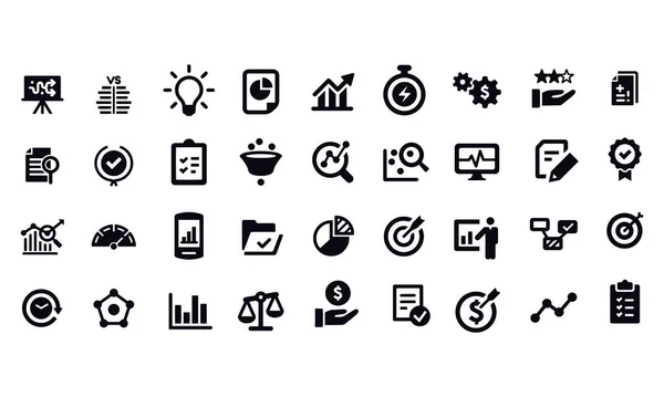 Bewertung Icon Set Vektor Design — Stockvektor