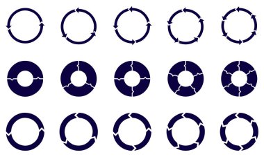  Oklar için vektör kümesi ioons vektör tasarımı 